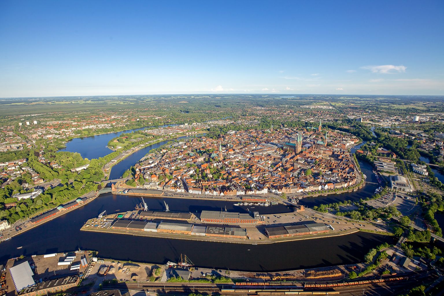 Drohnenfotografie - Lübeck und Umgebung