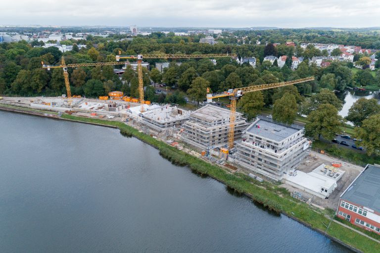 Richtfest,Wohnen am Falkendamm, Lübeck