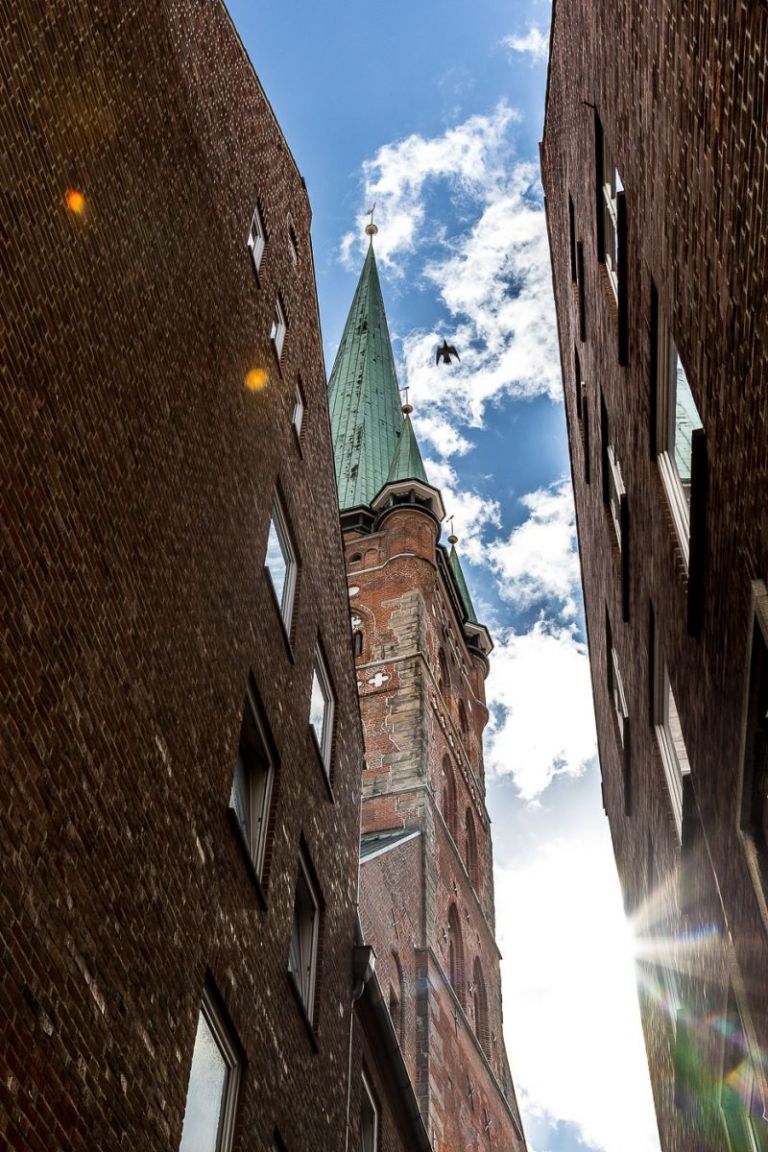 Petrikirche von der Holstenstraße aus